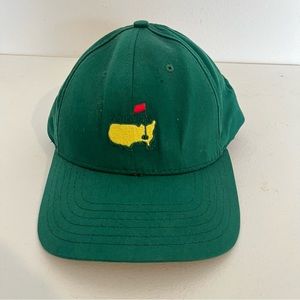 Vintage American Needle Green Masters  Hat Cap Made In USA